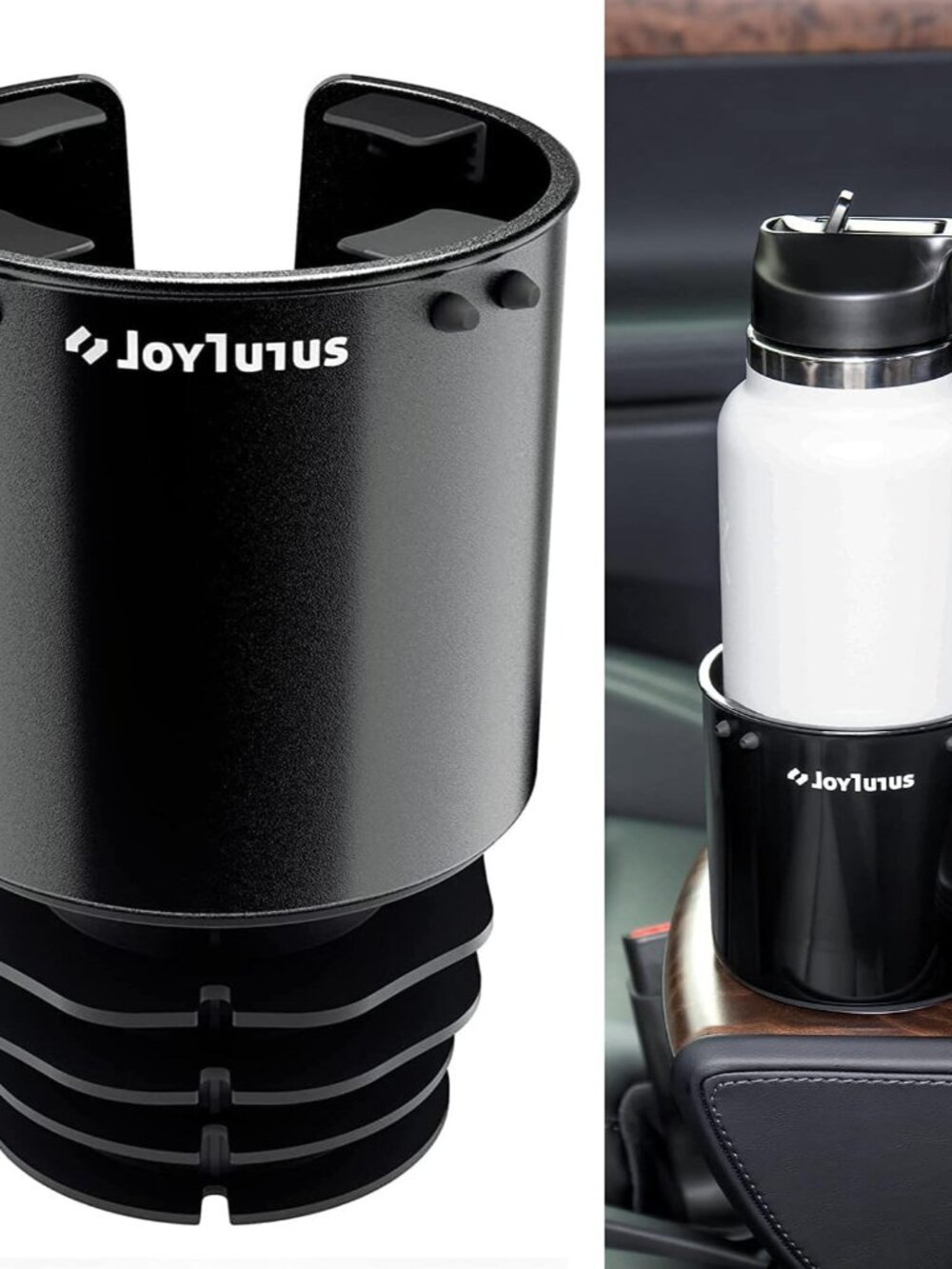 Large Stable Cup Holder Expander Compatible with YETI, Hydro Flask, Hold 18-40 o